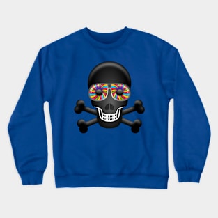 Psychedelic Skull Crewneck Sweatshirt